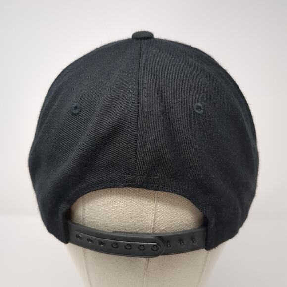 The Bump Stop Snapback Cap Black One Size Adjustable Embroidered Sport-Tek - Picture 6 of 9